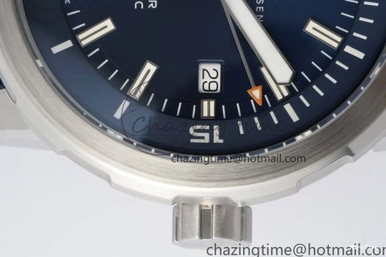 MIROTIME 0416 WellDesigned Aquatimer Automatic SS RSF 1:1 Best Edition Blue Dial on Blue Rubber Strap A 7057